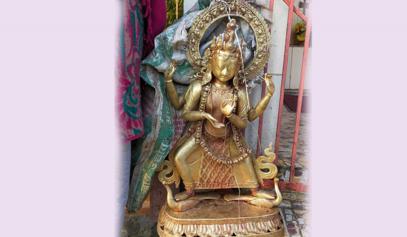 हराएको मूर्ति भेटियो
