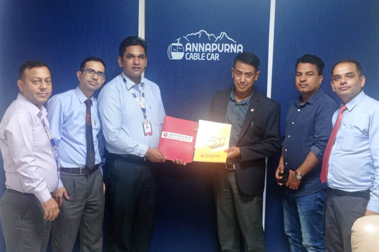 मुक्तिनाथ बैंक र पोखरा अन्नपूर्ण केवलकारबीच छुट सम्बन्धी सम्झौता