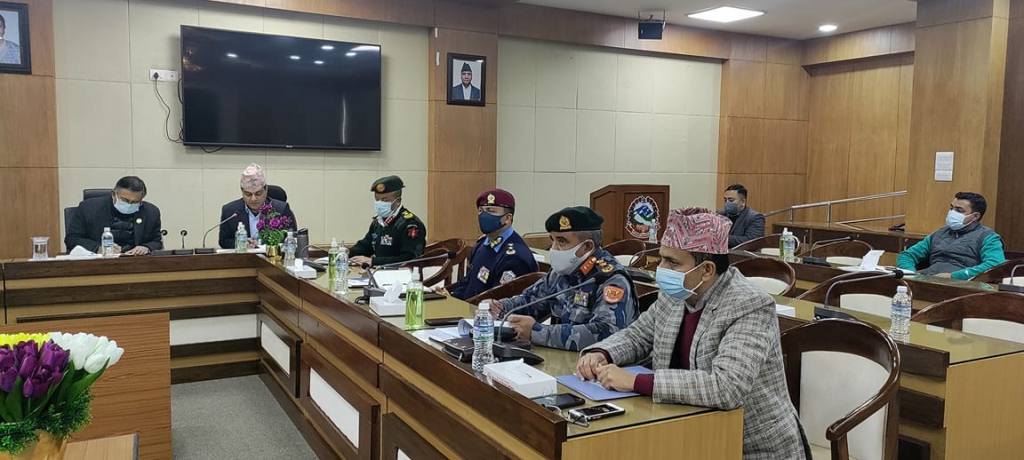 निर्वाचन सुरक्षाबारे सुरक्षा समितिमा छलफल