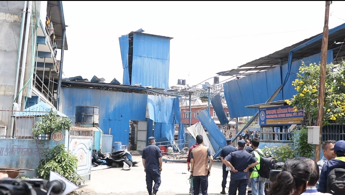 ललितपुरस्थित अक्सिजन प्लान्ट विष्फोटमा मृत्यु हुने दुई पुगे