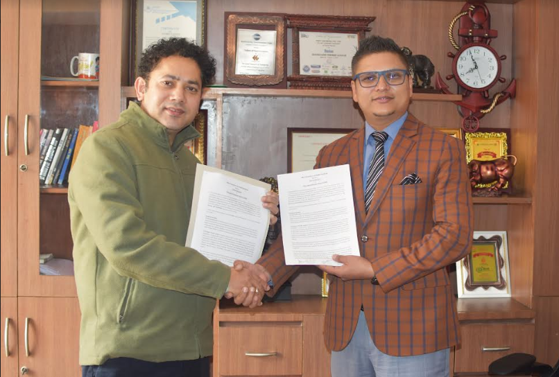 अशक्त व्यक्तिहरुलाई रोजगार प्रदान गर्न कुमारी जब र फाउण्ड परियोजनाबीच सम्झौता 