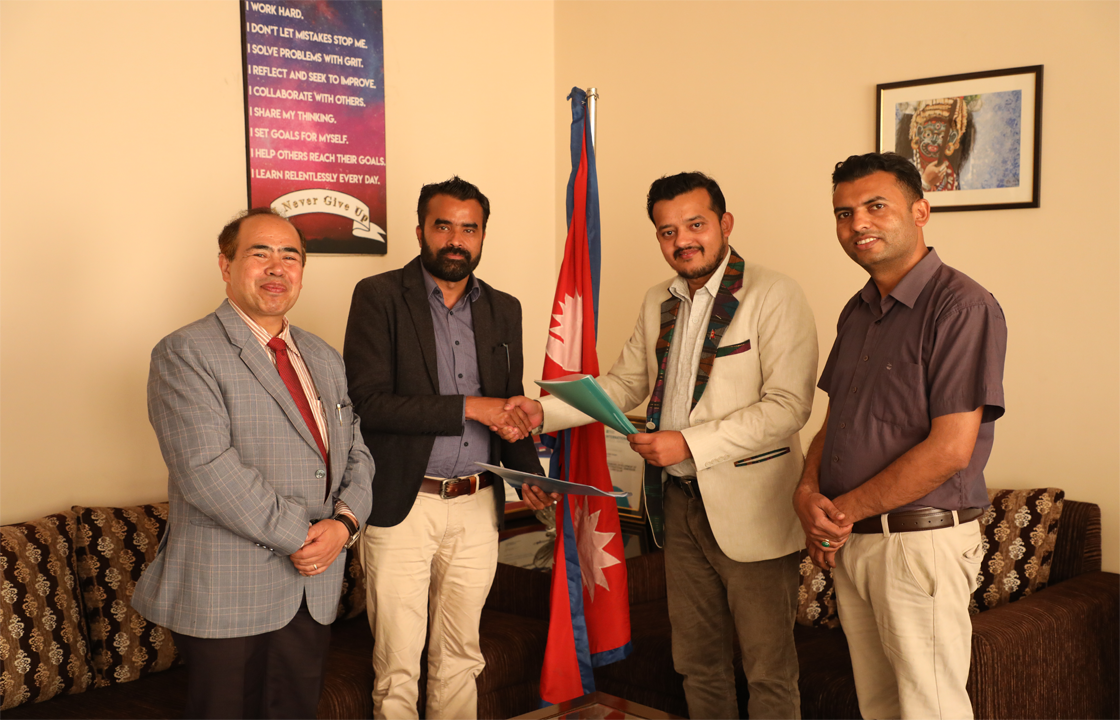 विद्यार्थीलाई उद्यमी बनाउन नेपाल विजनेश र काठमाण्डौं विजनेश क्याम्पसले अभियान सञ्चालन गर्ने 