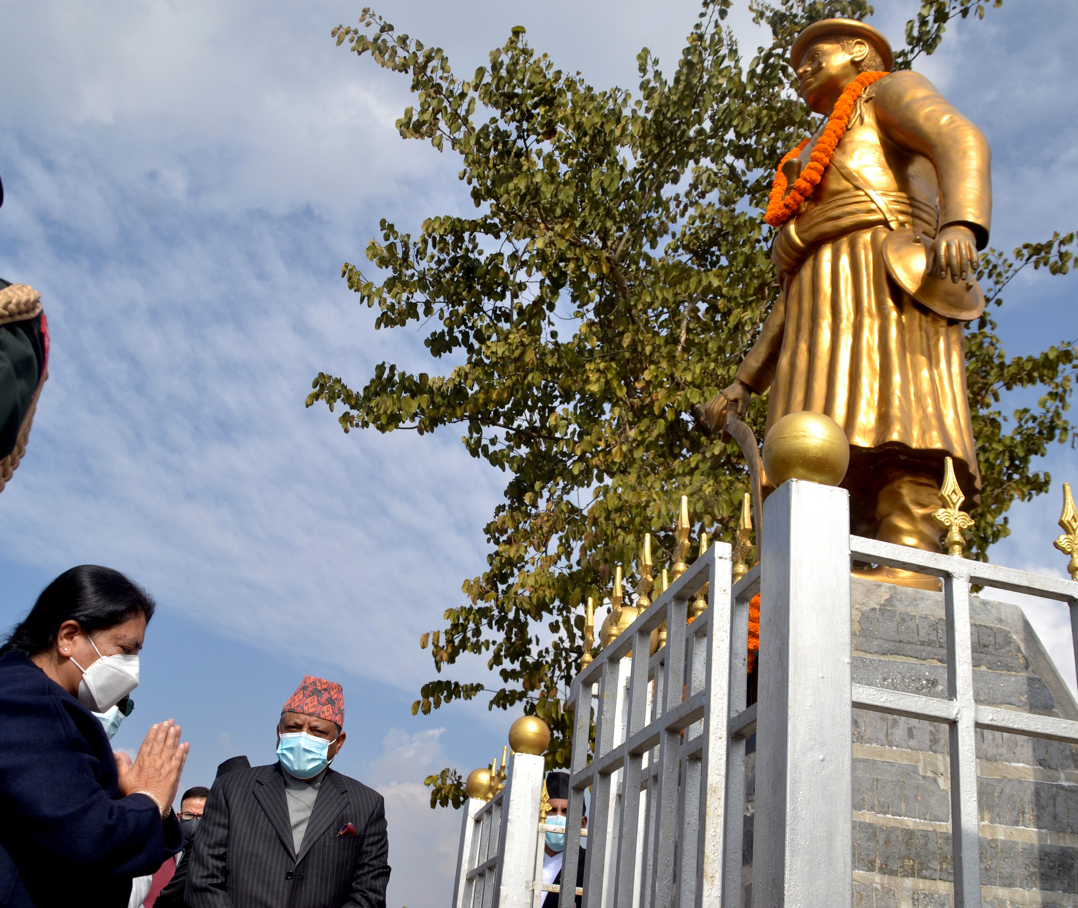 श्रद्धार्पण गर्ने अवसर मिलाएकामा राष्ट्रपतिद्वारा धन्यवाद