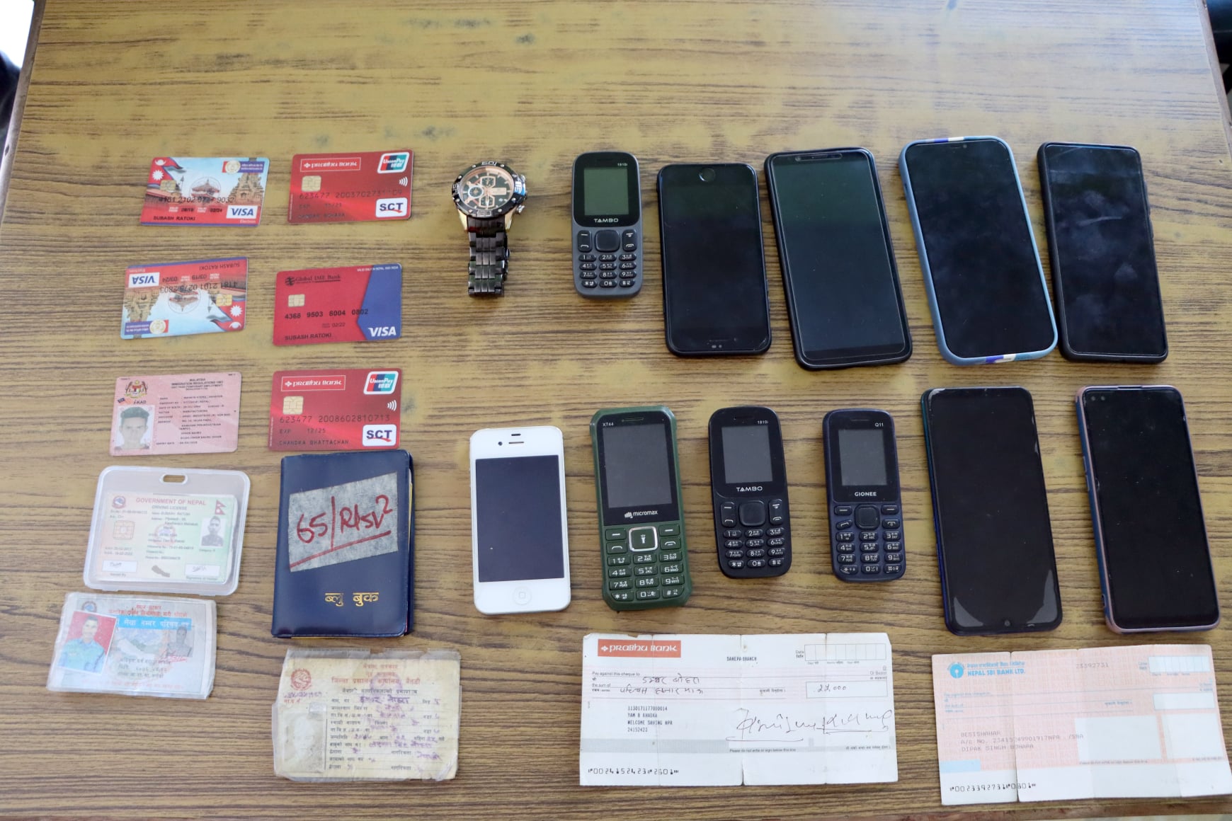 प्रहरीको भेषमा लुट्ने समूहमा बहालवाला प्रहरी नै संलग्न, आठ पक्राउ  