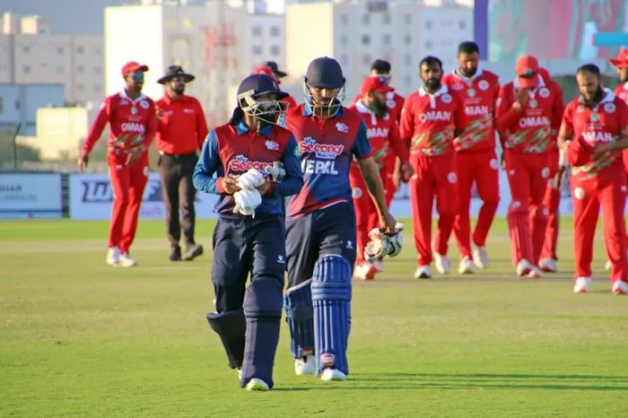 नेपालले ओमानलाई दियो ११८ रनको लक्ष्य