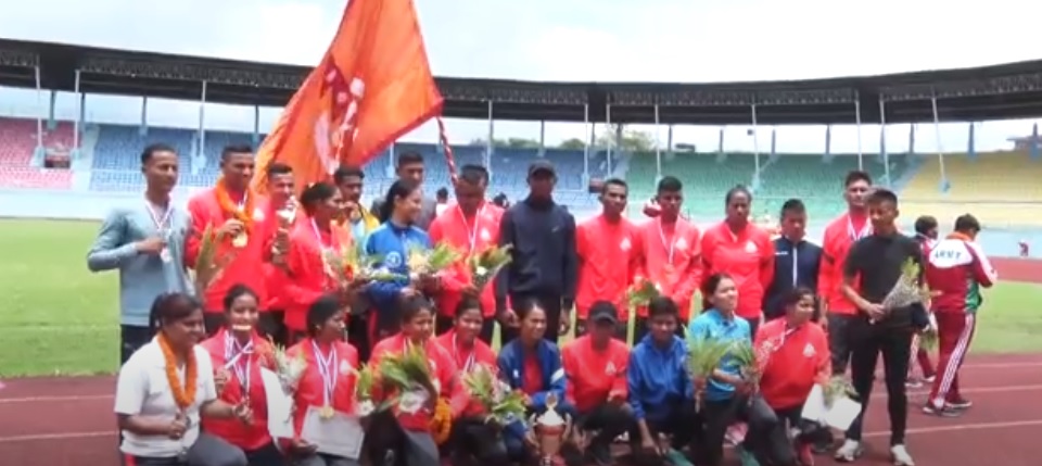 नेपाल आर्मीले ४४ औं राष्ट्रिय एथलेटिक्स प्रतियोगिताको उपाधि उचाल्यो 