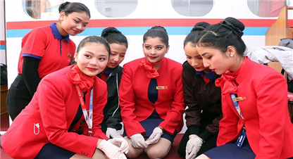 एयर होस्टेस विधामा ५५ जना दीक्षित