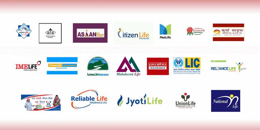 १० महिनामा १९ जीवन बीमा कम्पनीहरुको कुल बीमा शुल्क १ अर्बभन्दा बढि, कुन कम्पनीको कति ?