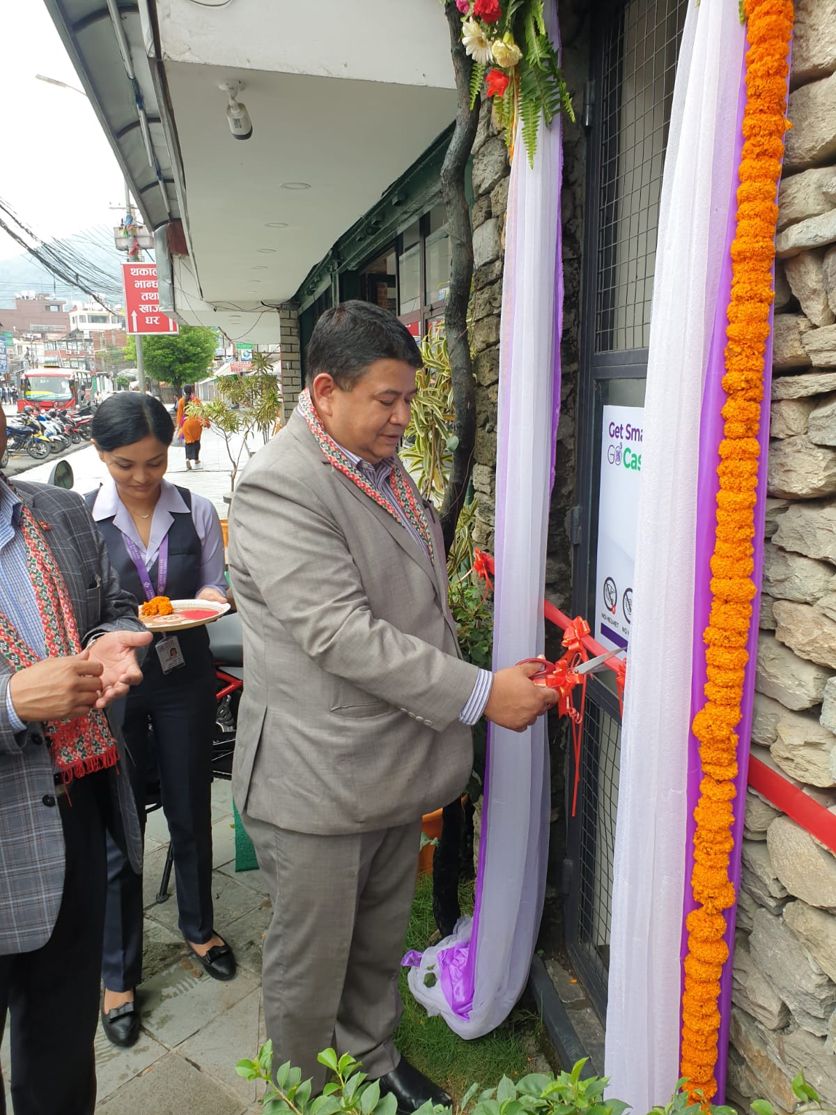 सिभिल बैंकको ९९ औं एटियम पोखराको लेकसाईडमा