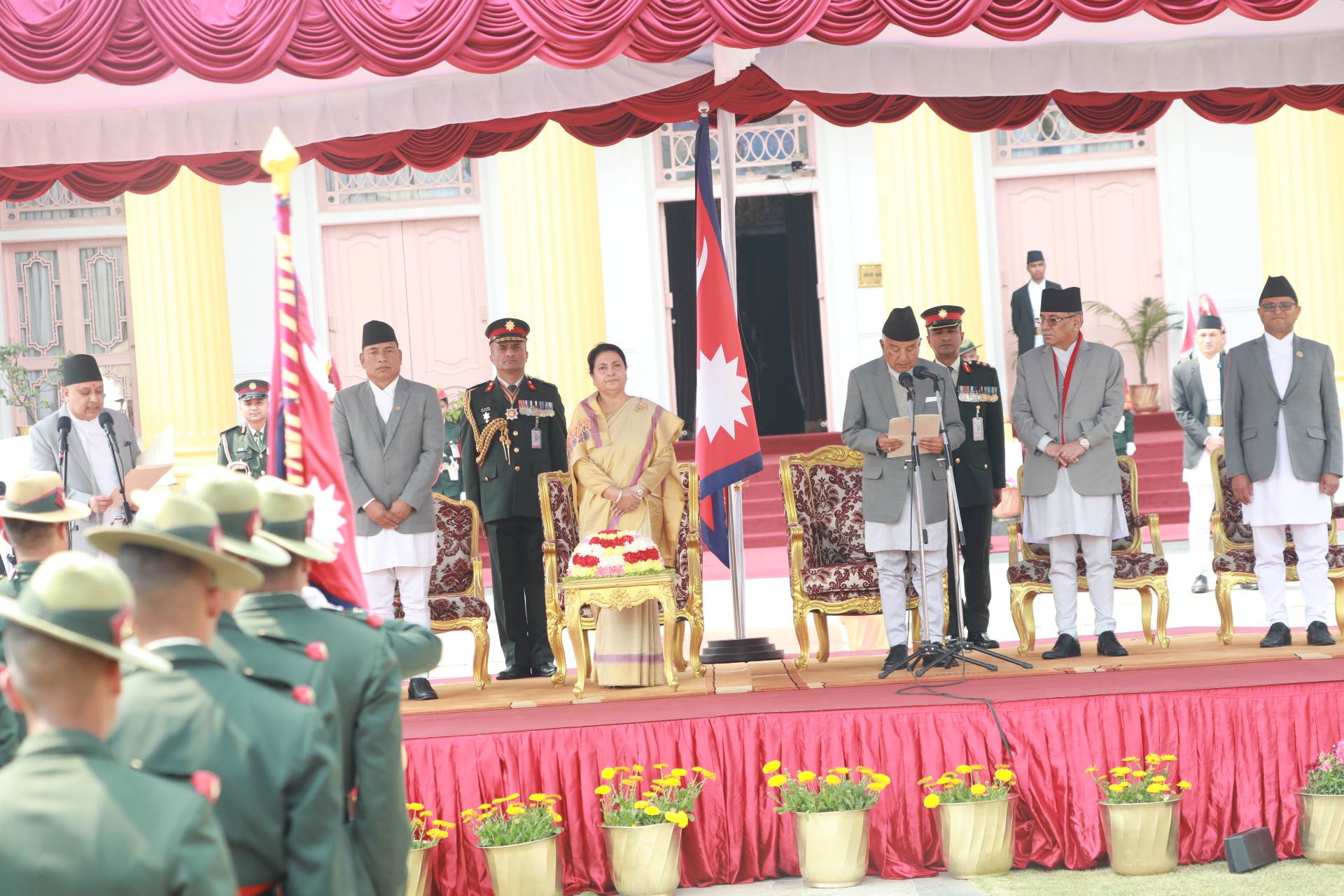 नवनिर्वाचित राष्ट्रपति पौडेलले लिए शपथ 