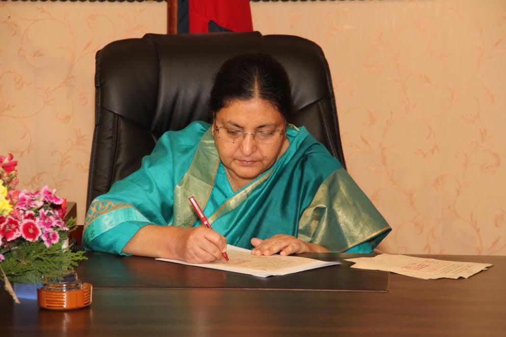 यस्तो छ नागरिकता विधेयक फिर्ता गर्दा राष्ट्रपतिले दिएको सन्देश (पूर्णपाठसहित)