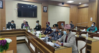 निर्वाचन सुरक्षाबारे सुरक्षा समितिमा छलफल