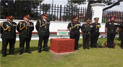 भारतीय सेनाका प्रमुख जनरलद्वारा नेपाली सेनालाई २२ करोड ३८ लाख बराबरको सामाग्री हस्तान्तरण