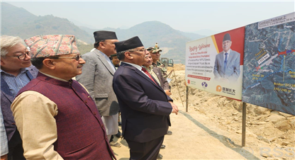 राष्ट्रिय गौरवको आयोजना 'द्रुतमार्ग' समयमै बन्ने प्रधानमन्त्री दाहालको विश्वास