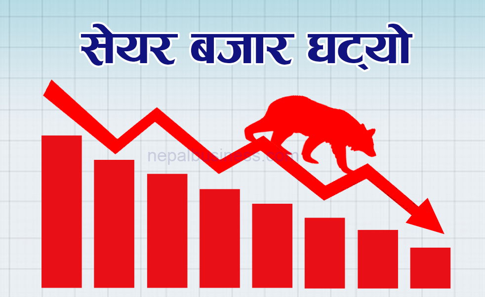 प्रि ओपन सेसनमा १७ दशमलव ६८ अंकले घट्यो नेप्से
